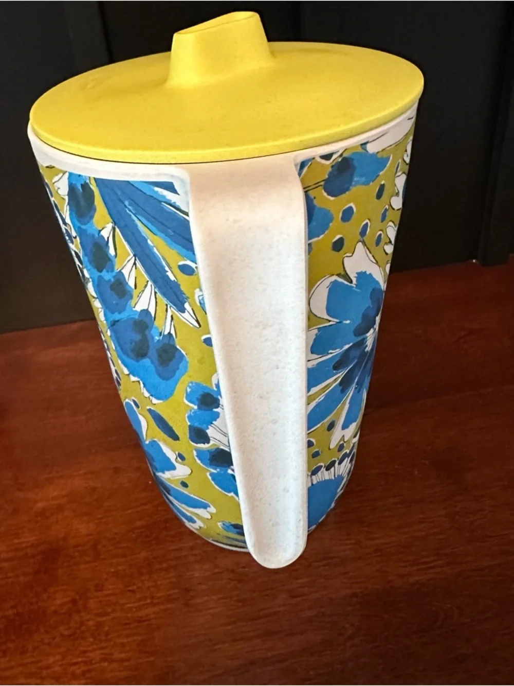 Vera for Anthropologie Periwinkle Bamboo Melamine Pitcher, 2 Plates and Tumbler
